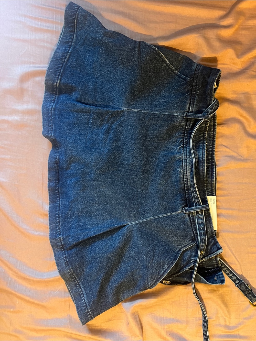 American Eagle Outfitters Blue Denim Mini Skort